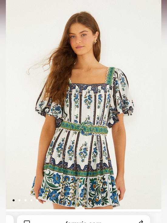 FARM Rio Dresses & Skirts - Off white Manoel belted mini dress